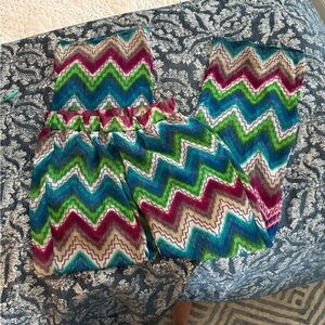 L Space Zigzag Patterned Pants